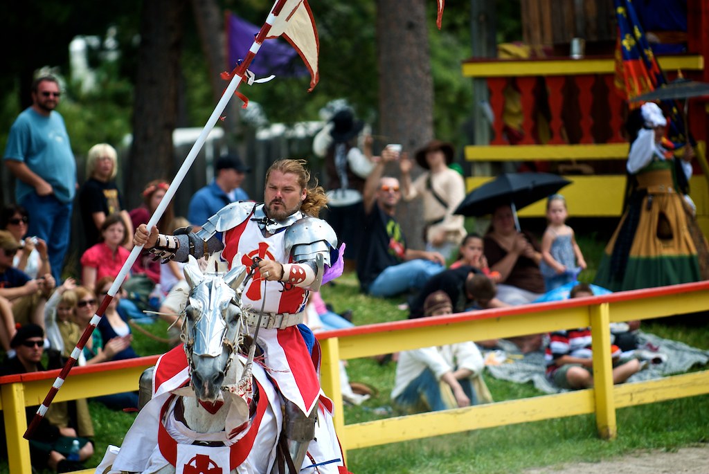 A Knight at the Colorado Renaissance Fest